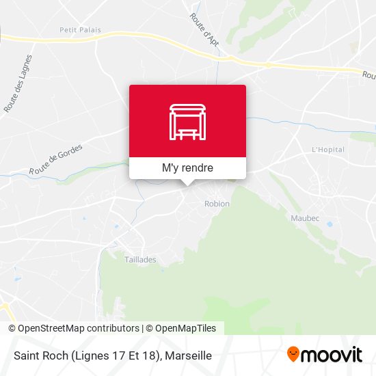 Saint Roch (Lignes 17 Et 18) plan