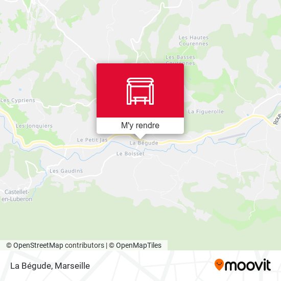 La Bégude plan