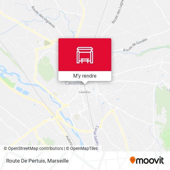 Route De Pertuis plan