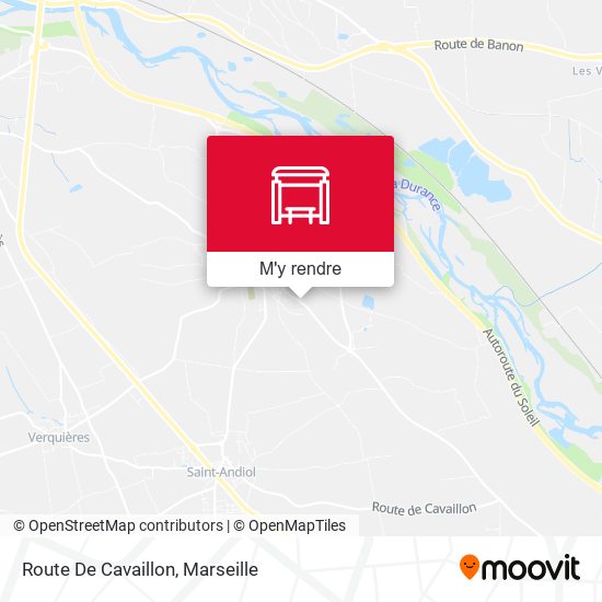 Route De Cavaillon plan