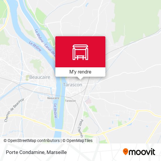 Porte Condamine plan