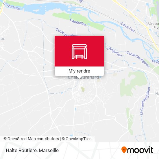 Halte Routière plan