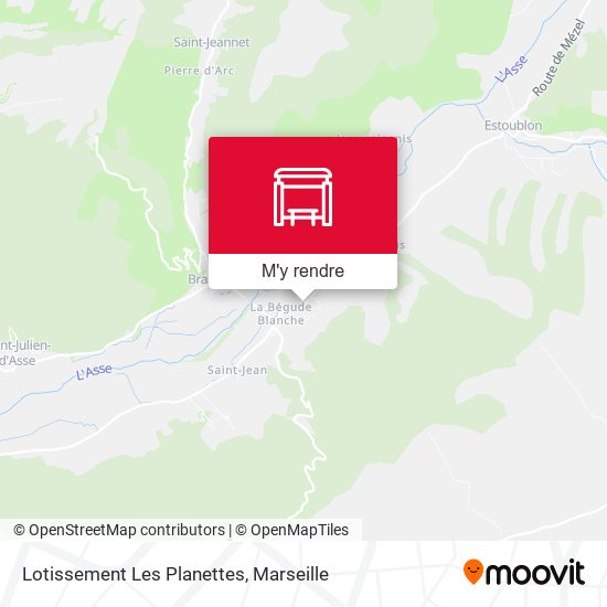 Lotissement Les Planettes plan