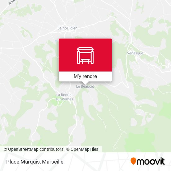 Place Marquis plan