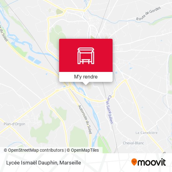 Lycée Ismaël Dauphin plan