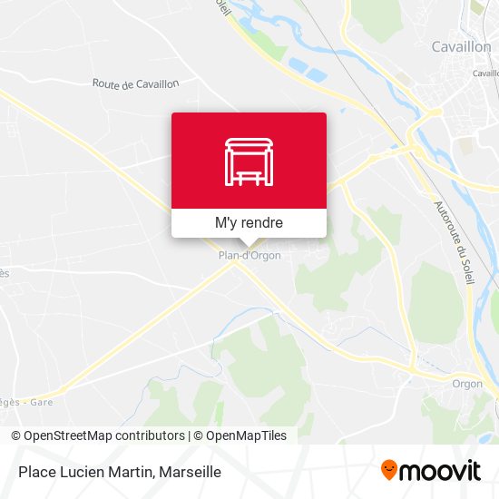 Place Lucien Martin plan