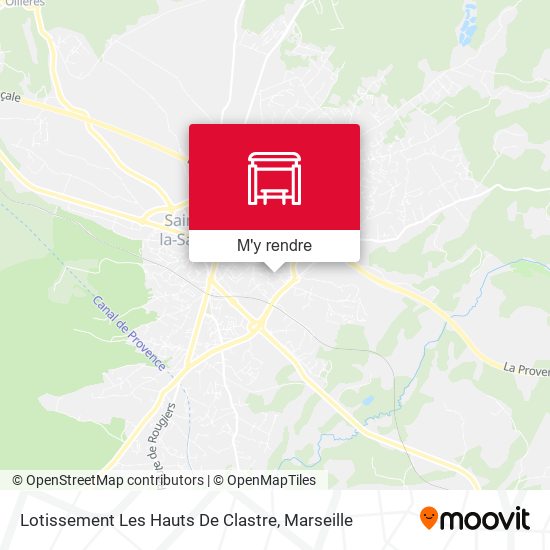 Lotissement Les Hauts De Clastre plan