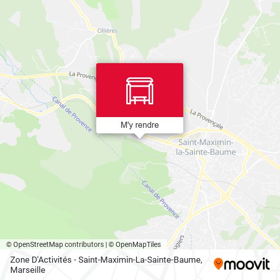 Zone D'Activités - Saint-Maximin-La-Sainte-Baume plan