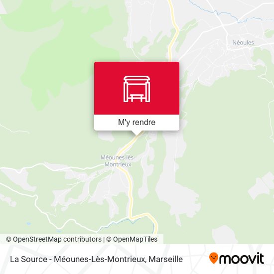 La Source - Méounes-Lès-Montrieux plan