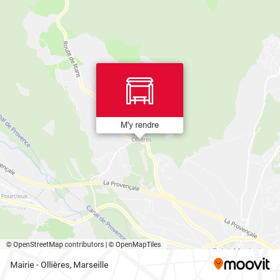 Mairie - Ollières plan