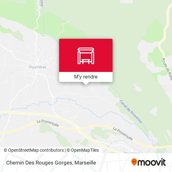 Chemin Des Rouges Gorges plan