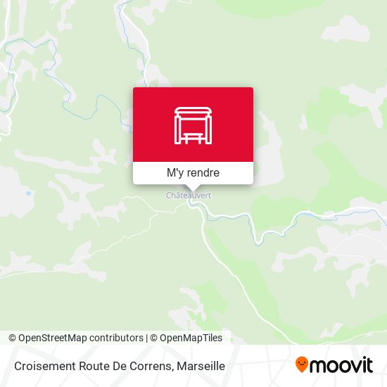 Croisement Route De Correns plan