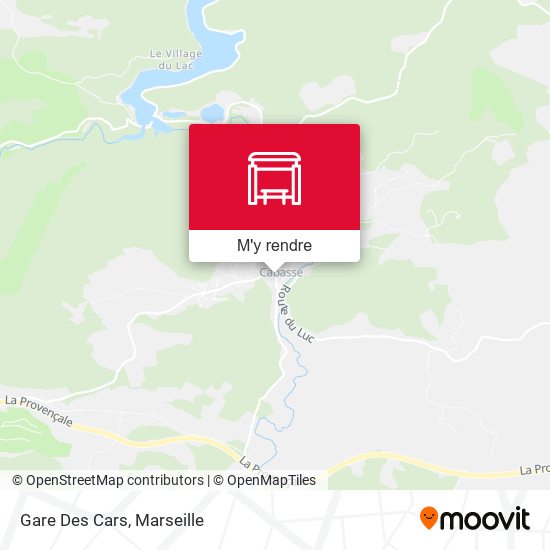 Gare Des Cars plan