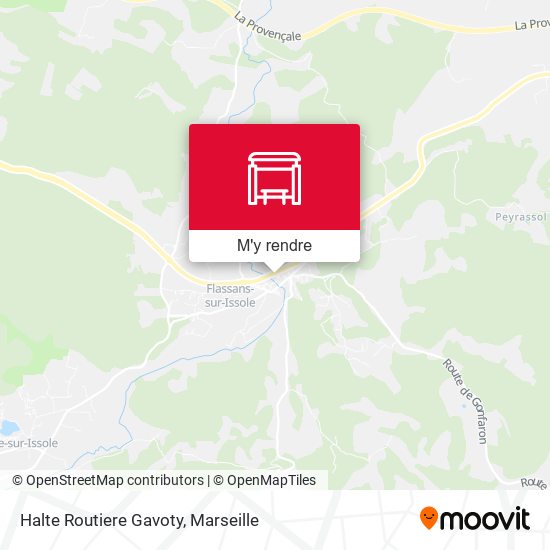 Halte Routiere Gavoty plan