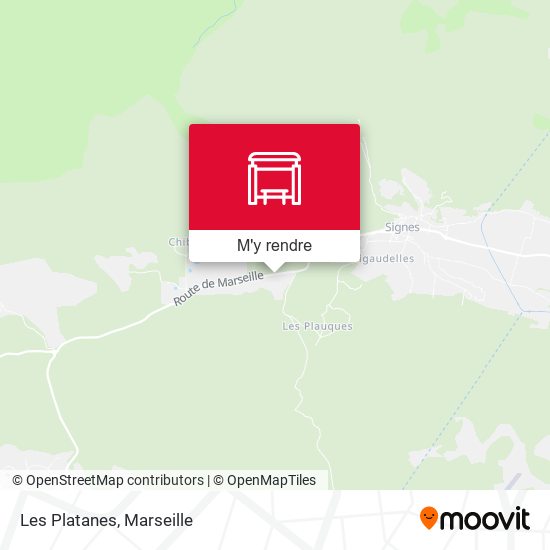 Les Platanes plan