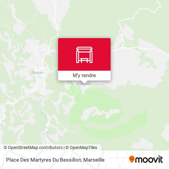Place Des Martyres Du Bessillon plan