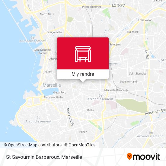St Savournin Barbaroux plan