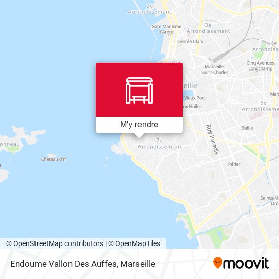 Endoume Vallon Des Auffes plan