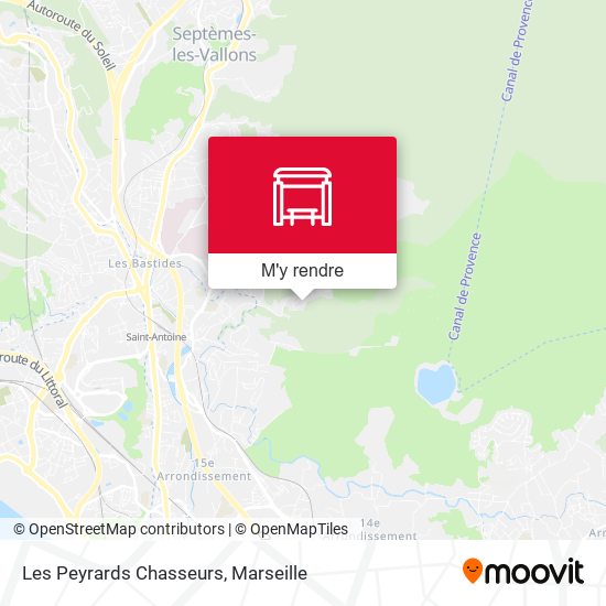 Les Peyrards Chasseurs plan