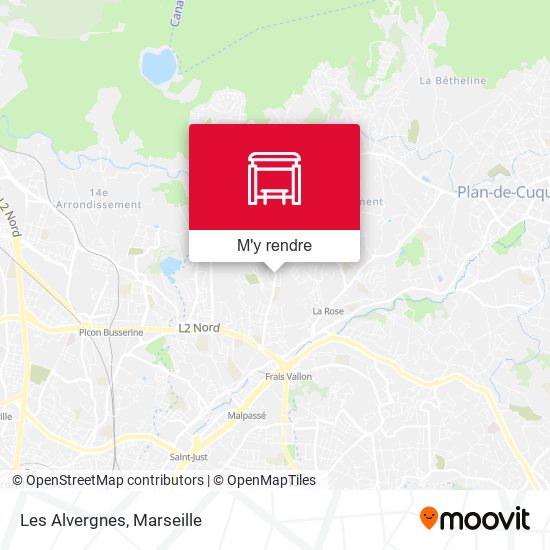 Les Alvergnes plan