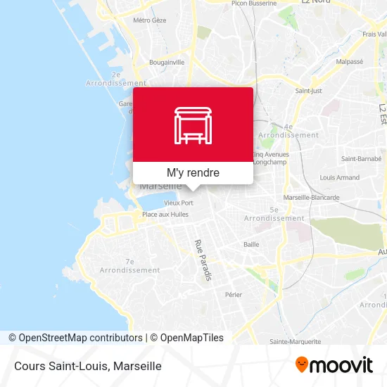 Cours Saint-Louis plan