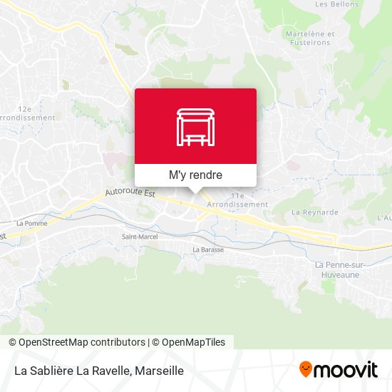 La Sablière La Ravelle plan