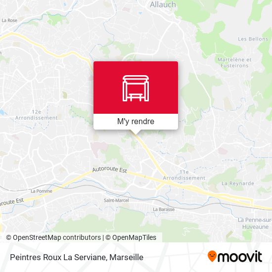Peintres Roux La Serviane plan