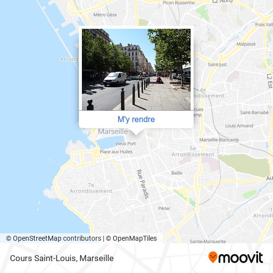 Cours Saint-Louis plan