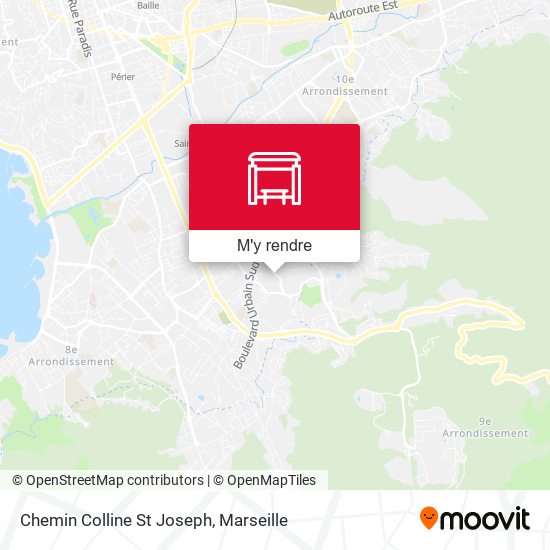 Chemin Colline St Joseph plan