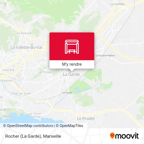 Rocher (La Garde) plan