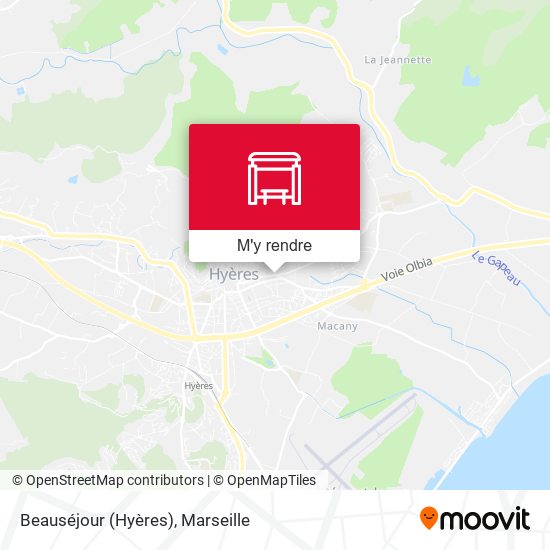 Beauséjour (Hyères) plan