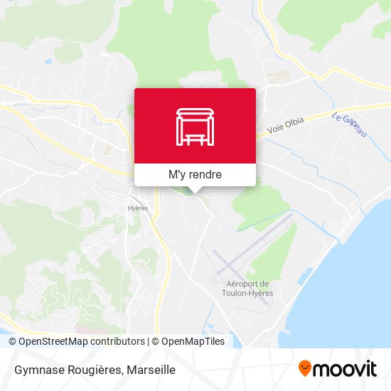 Gymnase Rougières plan