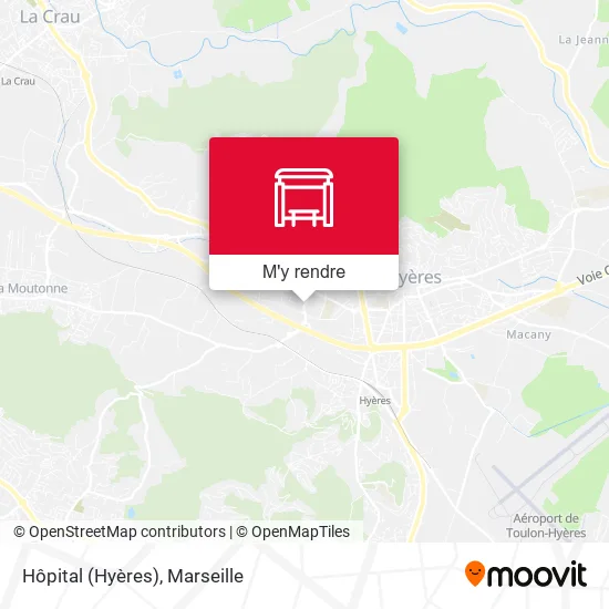 Hôpital (Hyères) plan