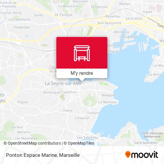 Ponton Espace Marine plan