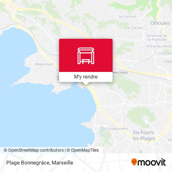 Plage Bonnegrâce plan