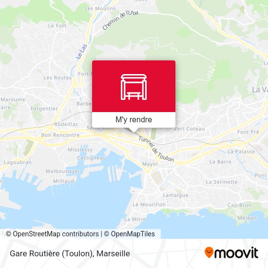 Gare Routière (Toulon) plan