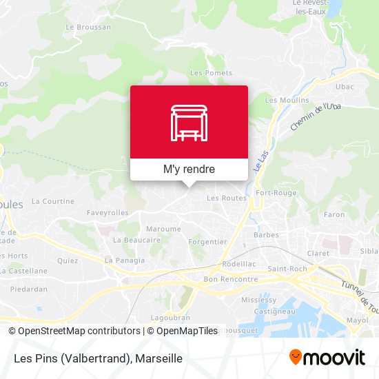 Les Pins (Valbertrand) plan