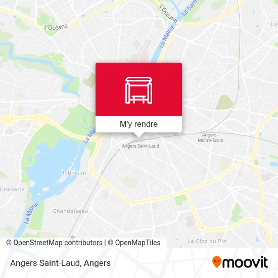 Angers Saint-Laud plan