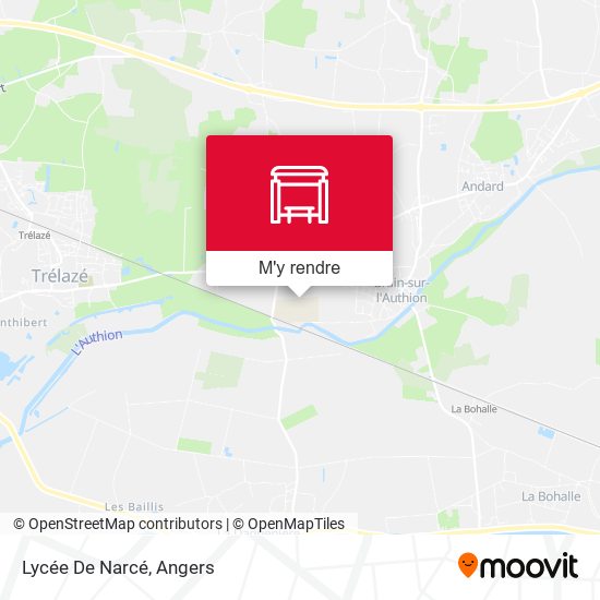 Lycée De Narcé plan