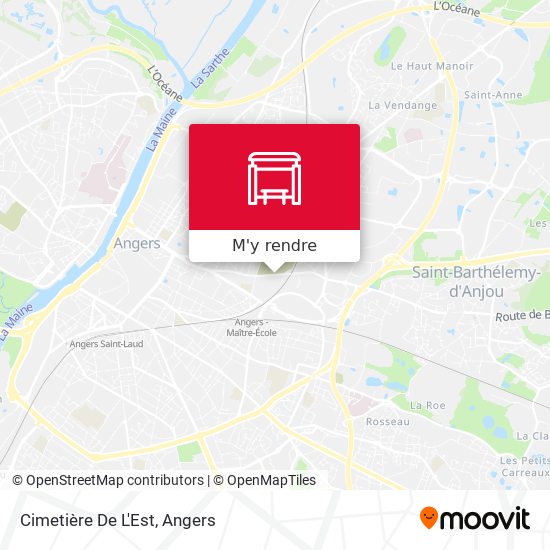 Cimetière De L'Est plan