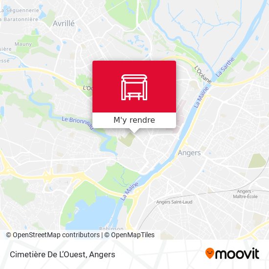 Cimetière De L’Ouest plan