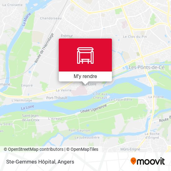 Ste-Gemmes Hôpital plan