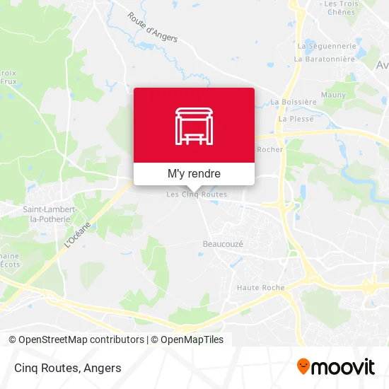 Cinq Routes plan