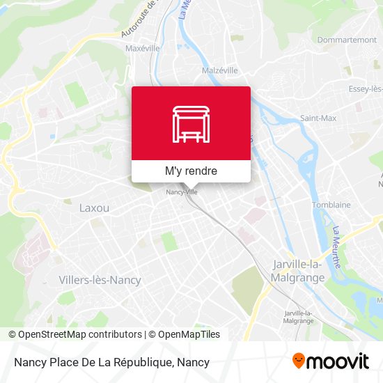 Nancy Place De La République plan