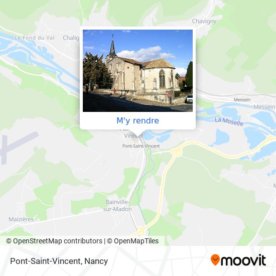 Pont-Saint-Vincent plan