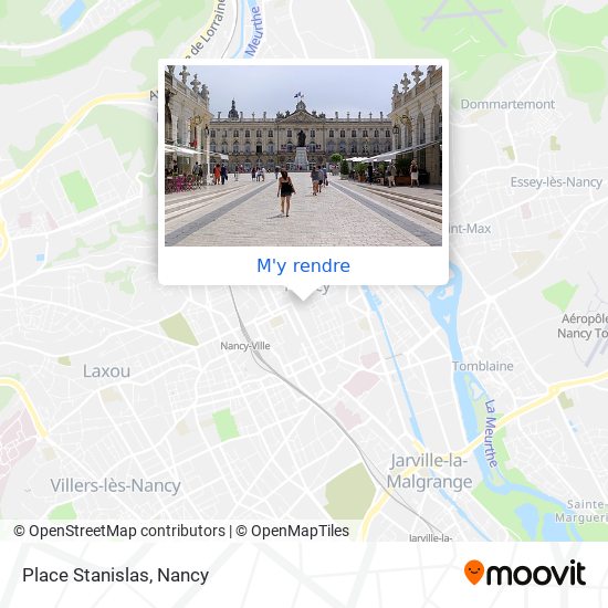 Place Stanislas plan