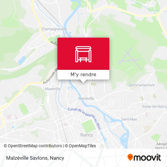 Malzéville Savlons plan
