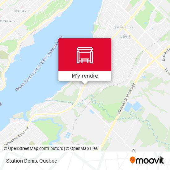 Station Denis plan