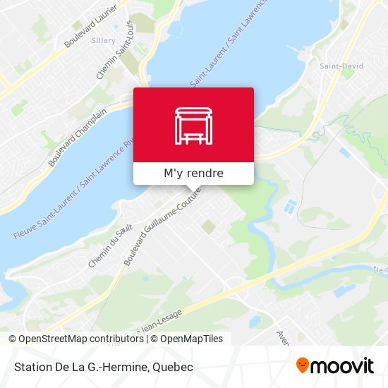 Station De La G.-Hermine plan