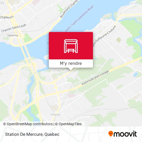 Station De Mercure plan